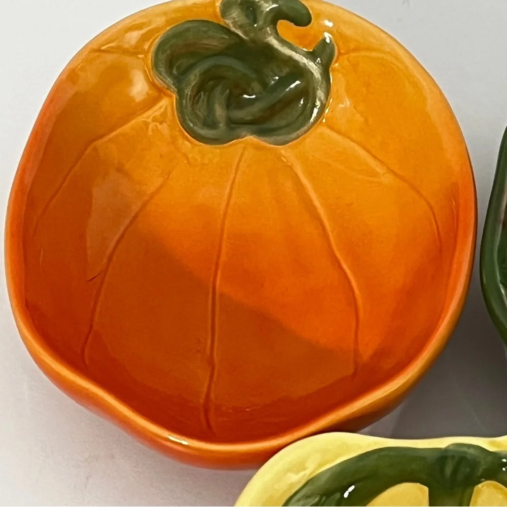 Williams Sonoma Jardin Potager Vegetable Collection Condiment Dipping Bowl Set